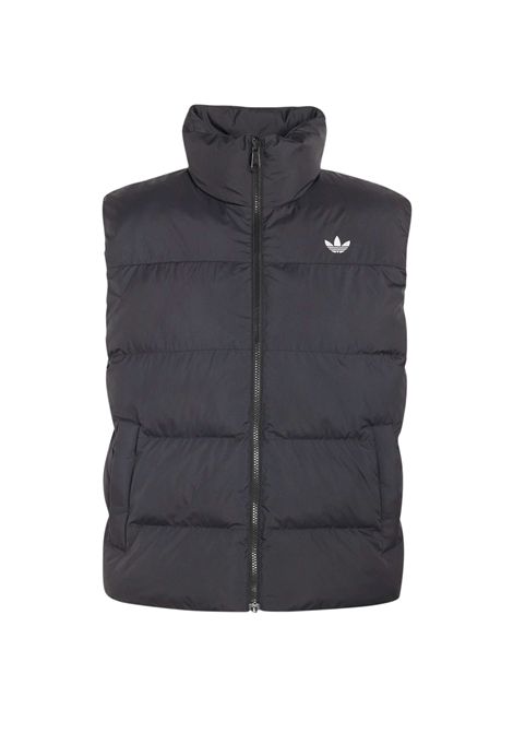 Adidas Originals Stand Collar Regen Vest Jacket Black Men ADIDAS ORIGINALS | Jackets | KR7195-